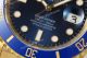 EWE factory ROLEX Submariner Date 41mm 1-1 Clone 3235 Gold and Blue Watch (5)_th.jpg